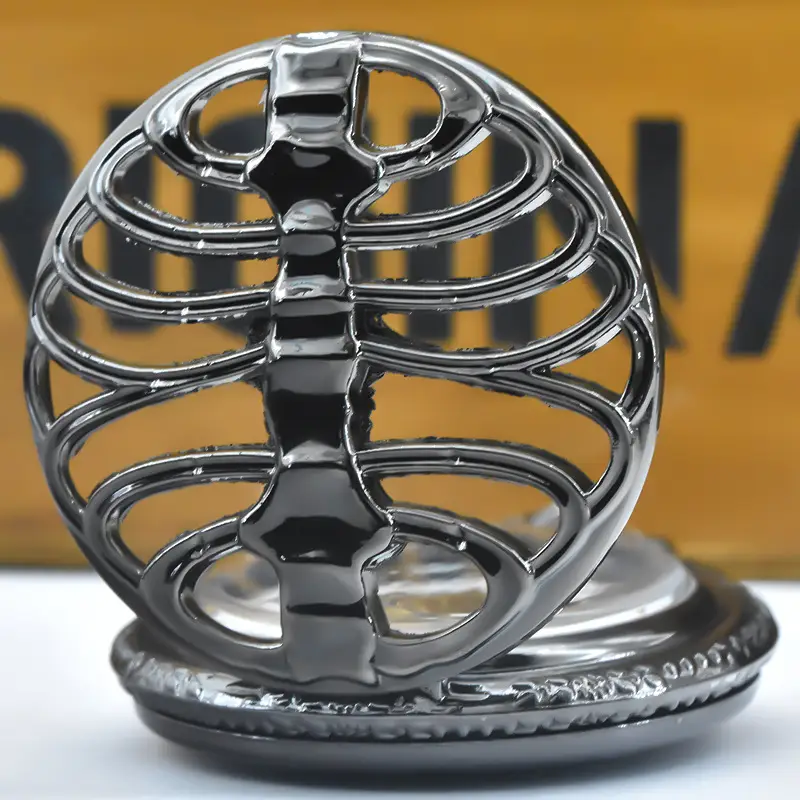 Bronze Palace Style Pocket Watch with Quartz Chain — feature 7