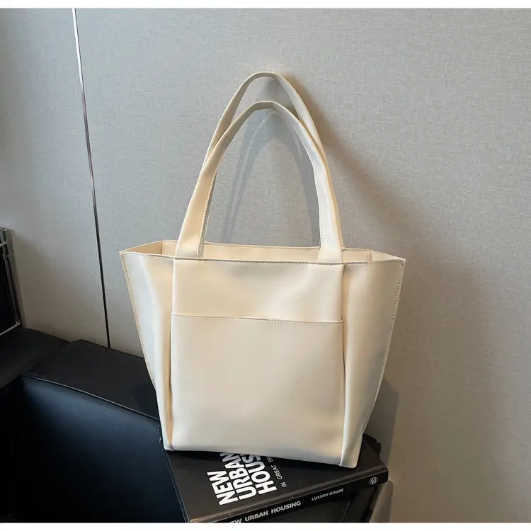 Women Large Capacity Tote Bag Brown Leather 2026 — feature 36