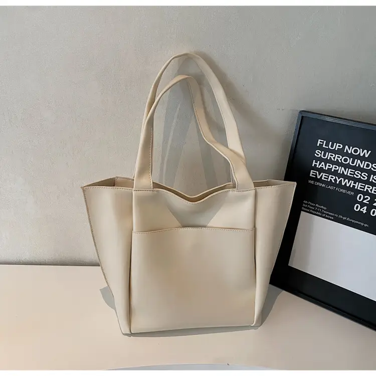 Women Large Capacity Tote Bag Brown Leather 2026 — feature 43