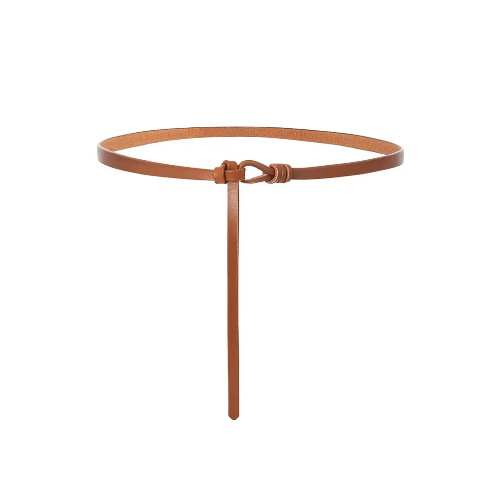 New Style Non-Perforated Knotted Belt for Women - Image 10