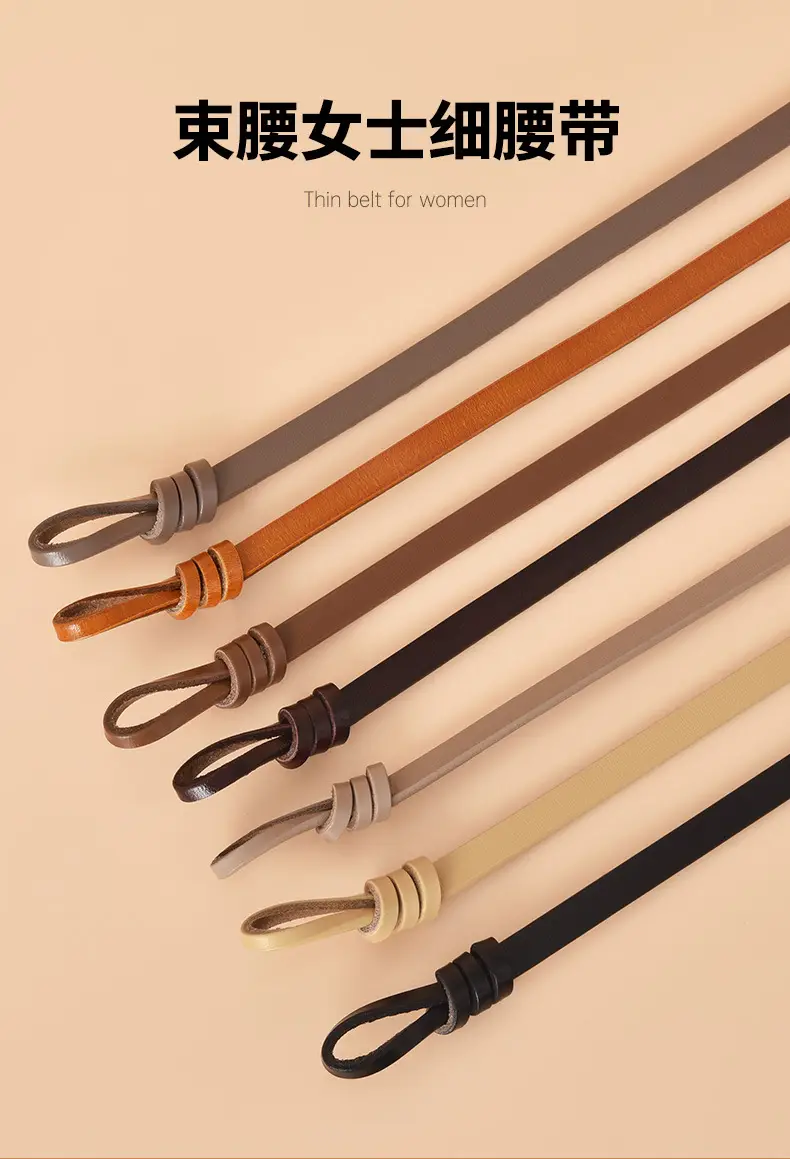 New Style Non-Perforated Knotted Belt for Women — feature 1