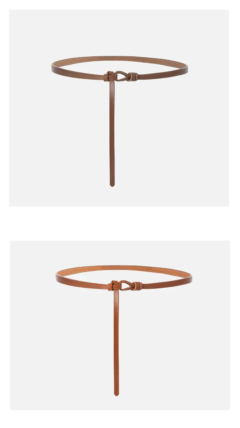 New Style Non-Perforated Knotted Belt for Women — feature 11