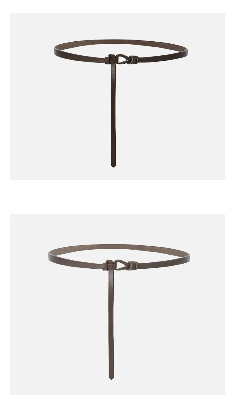 New Style Non-Perforated Knotted Belt for Women — feature 12
