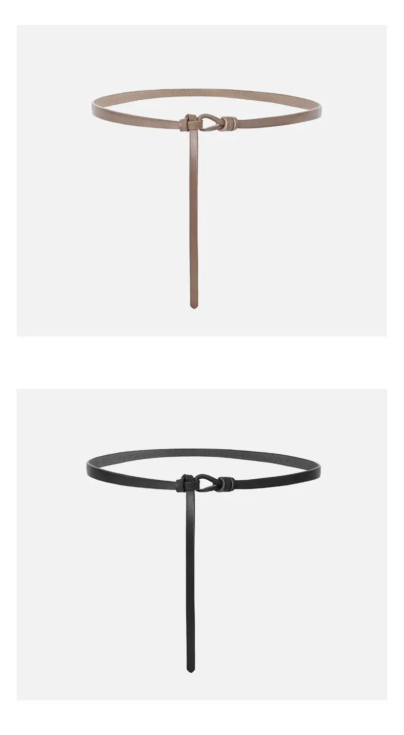 New Style Non-Perforated Knotted Belt for Women — feature 13