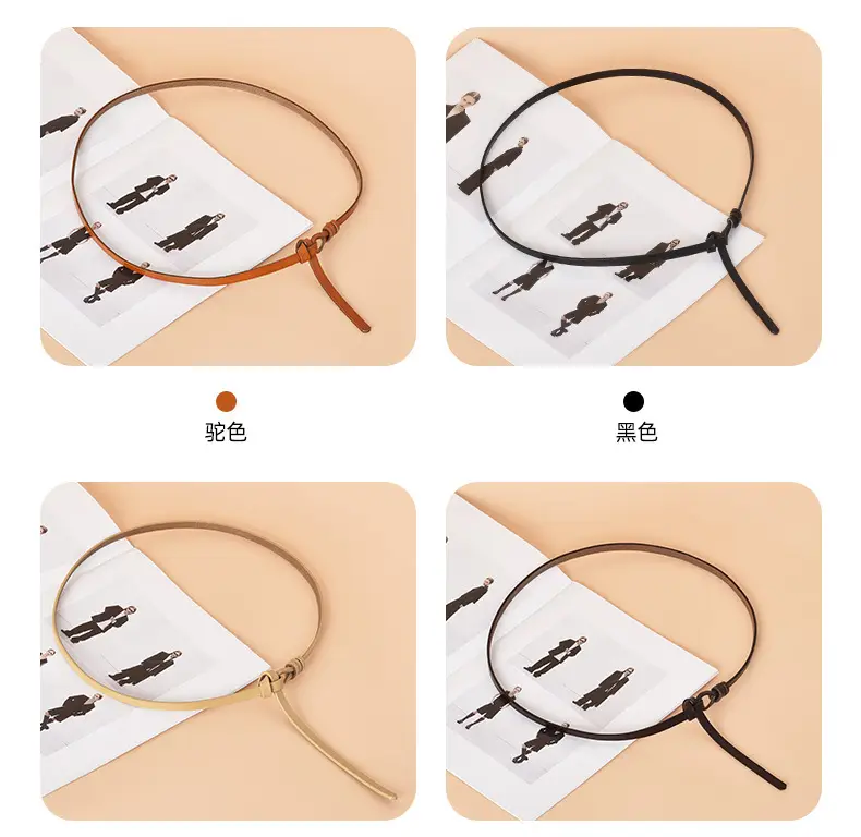 New Style Non-Perforated Knotted Belt for Women — feature 5