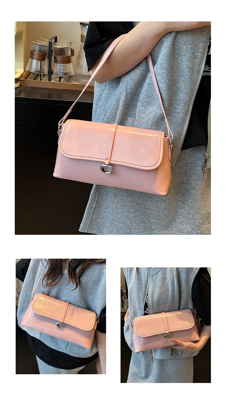 Pink Leather Crossbody Bag for Women 2025 — feature 3