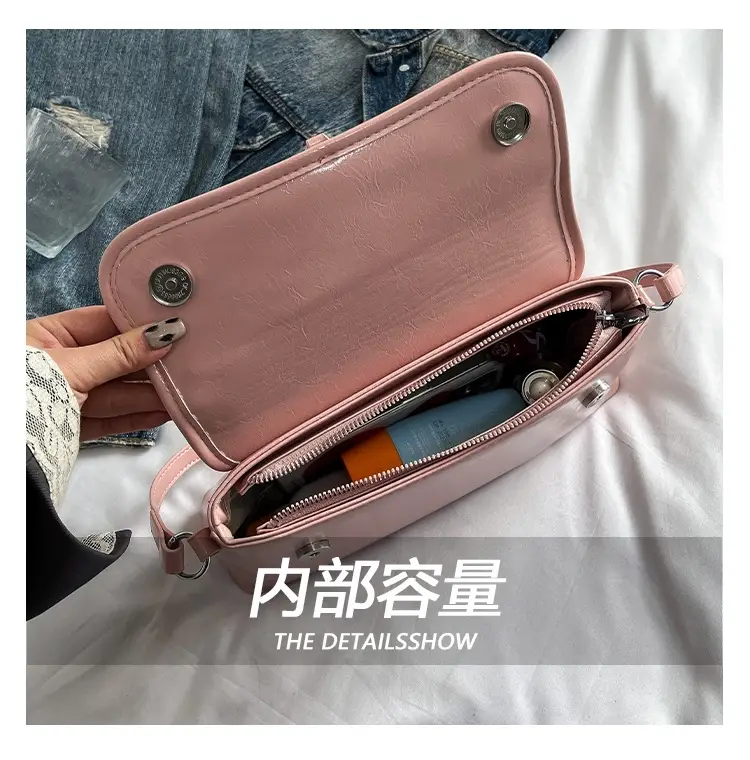 Pink Leather Crossbody Bag for Women 2025 — feature 9