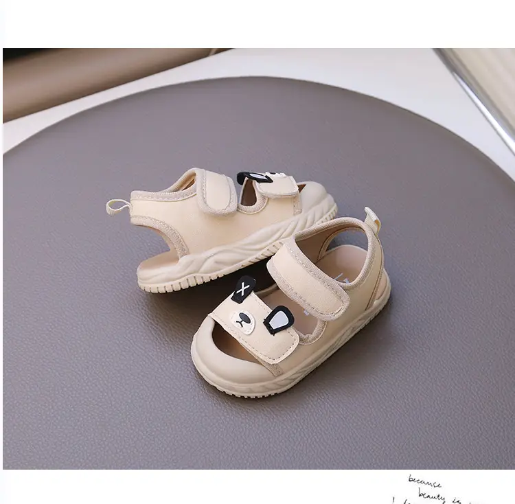 Baby Sandals Brown Anti-Slip Toddler Shoes — feature 11