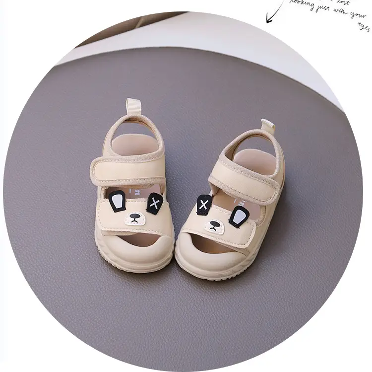 Baby Sandals Brown Anti-Slip Toddler Shoes — feature 12
