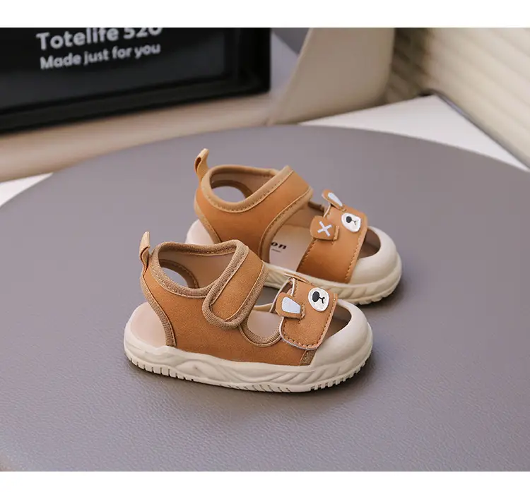 Baby Sandals Brown Anti-Slip Toddler Shoes — feature 15