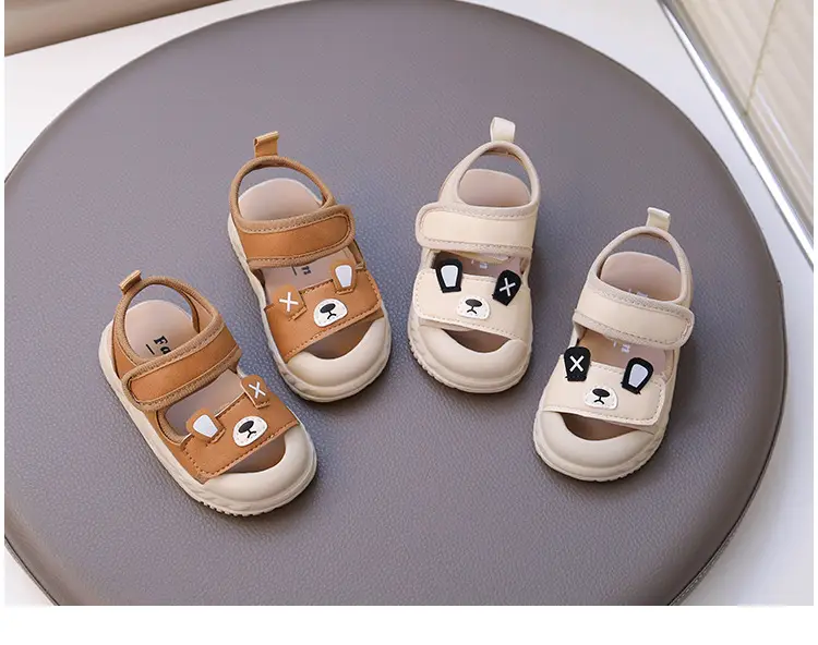 Baby Sandals Brown Anti-Slip Toddler Shoes — feature 8