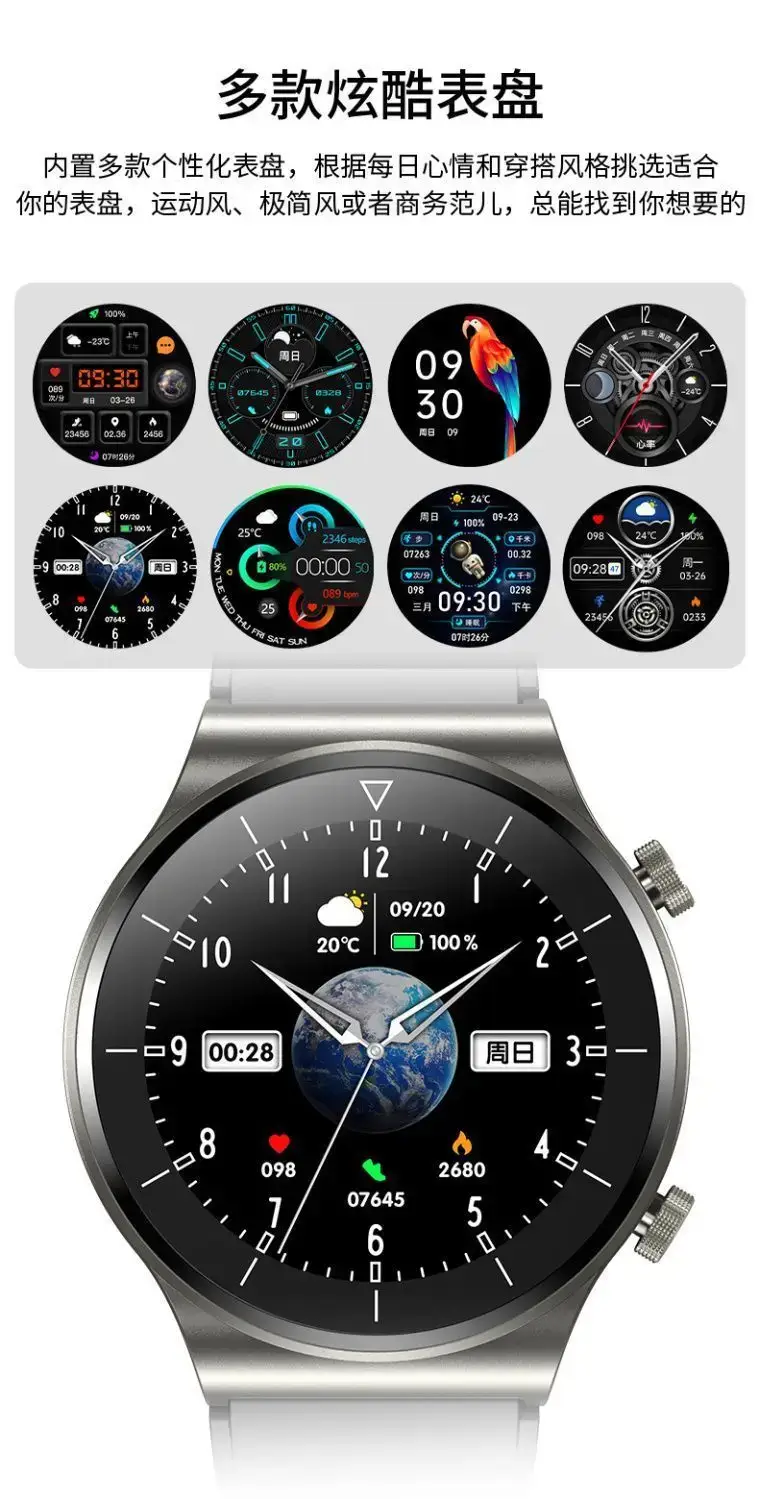 Smart Watch Black Bluetooth Multi-Function Health Track — feature 10