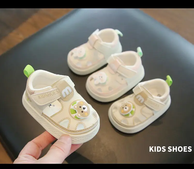 Summer baby sandals men's and women's baby toddler shoes soft bottom hollow breathable sandals 1 one and a half 2 years old baby shoes — feature 10