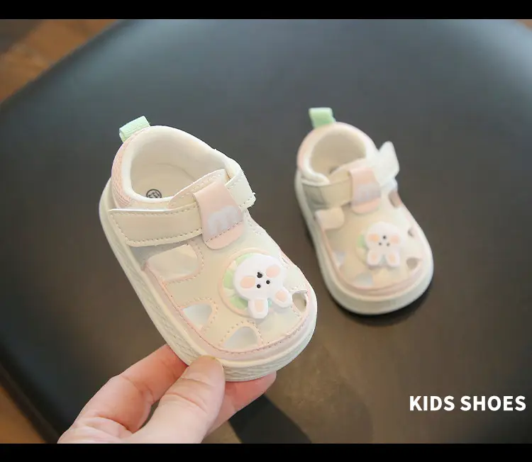 Summer baby sandals men's and women's baby toddler shoes soft bottom hollow breathable sandals 1 one and a half 2 years old baby shoes — feature 14