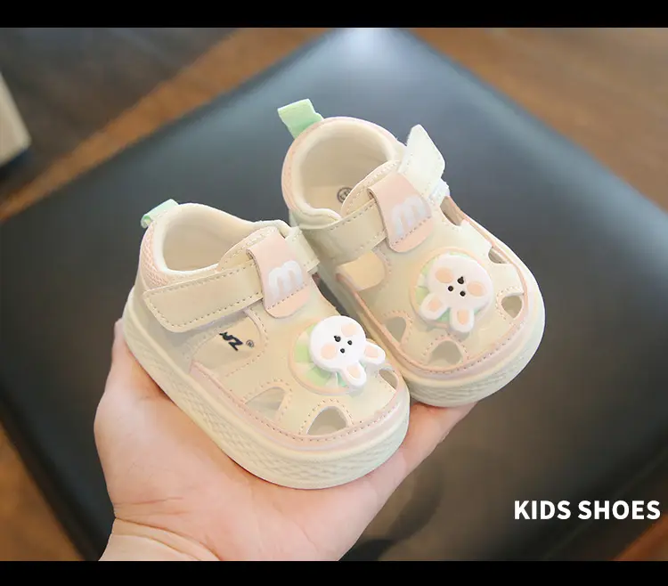 Summer baby sandals men's and women's baby toddler shoes soft bottom hollow breathable sandals 1 one and a half 2 years old baby shoes — feature 15