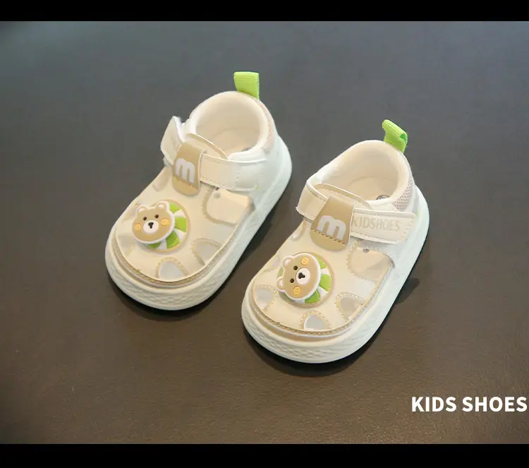 Summer baby sandals men's and women's baby toddler shoes soft bottom hollow breathable sandals 1 one and a half 2 years old baby shoes — feature 16