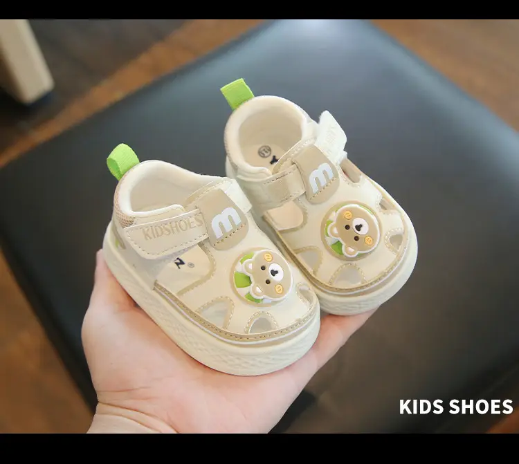 Summer baby sandals men's and women's baby toddler shoes soft bottom hollow breathable sandals 1 one and a half 2 years old baby shoes — feature 19