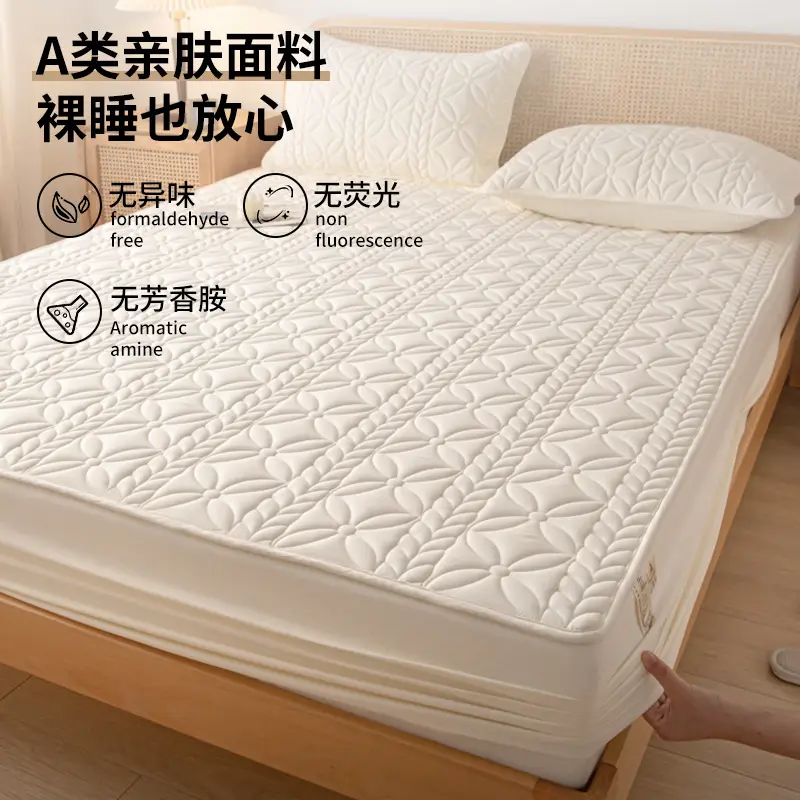 Waterproof Urine-Proof Bed Sheet Single Piece Thickened Simmons Mattress Protector Full-Cover Bed Cover 2026 New Model Suitable for All Seasons