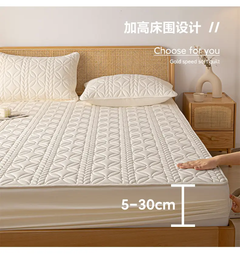 Waterproof Urine-Proof Bed Sheet Single Piece Thickened Simmons Mattress Protector Full-Cover Bed Cover 2026 New Model Suitable for All Seasons — feature 15