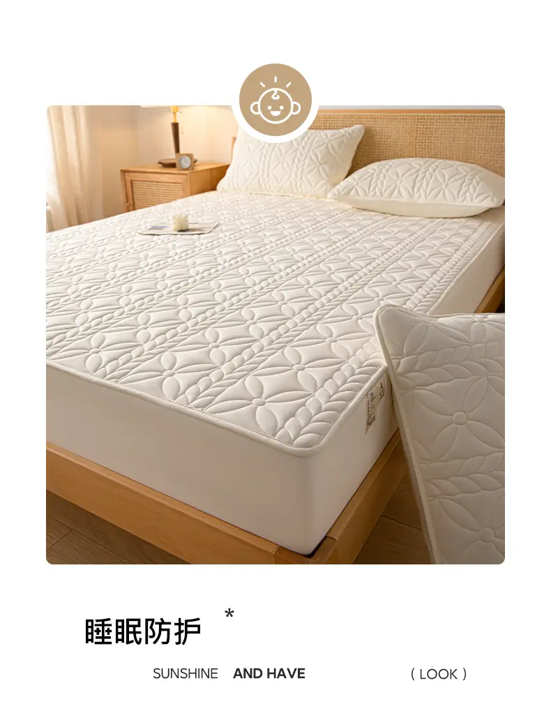 Waterproof Urine-Proof Bed Sheet Single Piece Thickened Simmons Mattress Protector Full-Cover Bed Cover 2026 New Model Suitable for All Seasons — feature 6