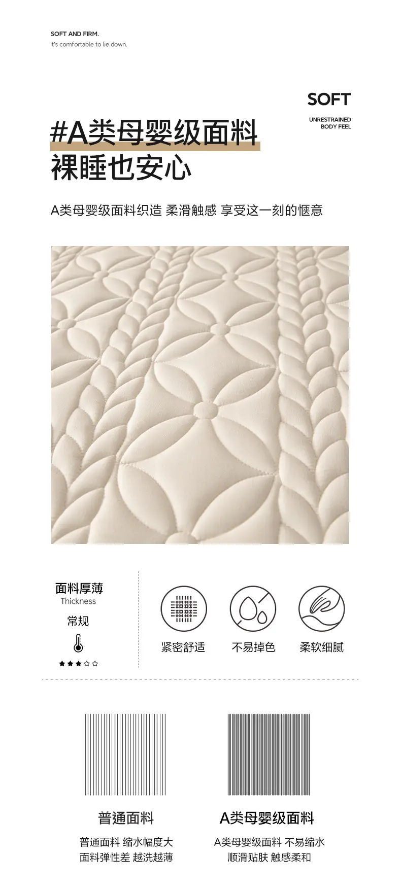 Waterproof Urine-Proof Bed Sheet Single Piece Thickened Simmons Mattress Protector Full-Cover Bed Cover 2026 New Model Suitable for All Seasons — feature 8