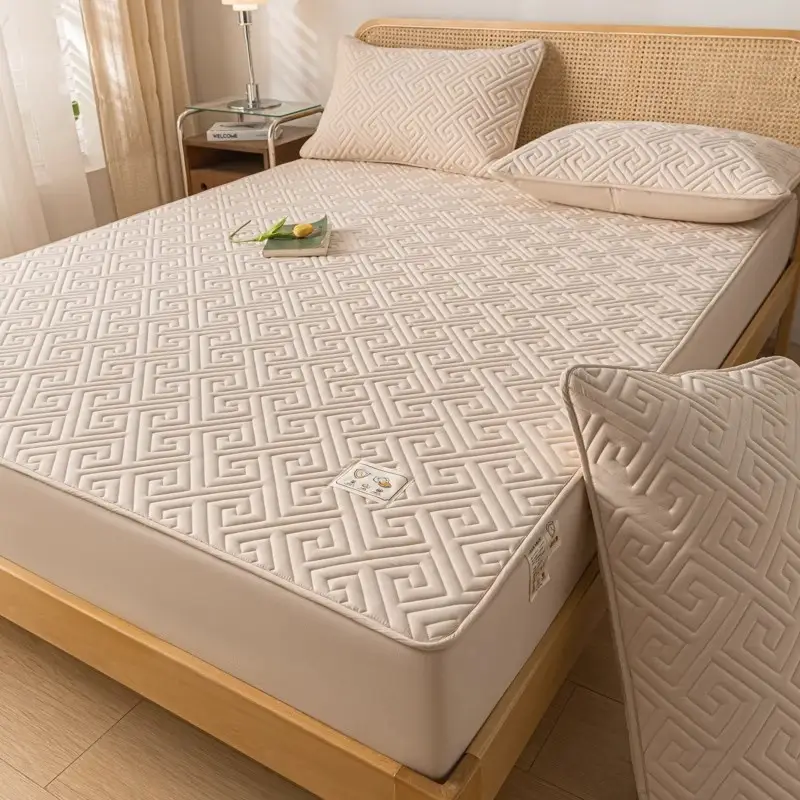 Waterproof Urine-Proof Bed Sheet Single Piece Thickened Simmons Mattress Protector Full-Cover Bed Cover 2026 New Model Suitable for All Seasons