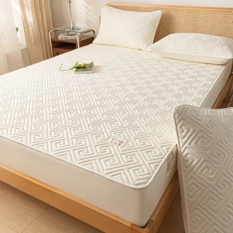 Waterproof Urine-Proof Bed Sheet Single Piece Thickened Simmons Mattress Protector Full-Cover Bed Cover 2026 New Model Suitable for All Seasons