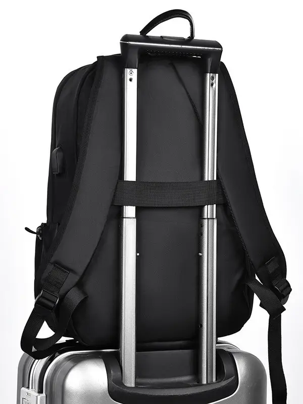 New Backpack Men's Advanced Sense Anti-splashing Business Backpack Large Capacity Travel Laptop Bag Wholesale - Image 5