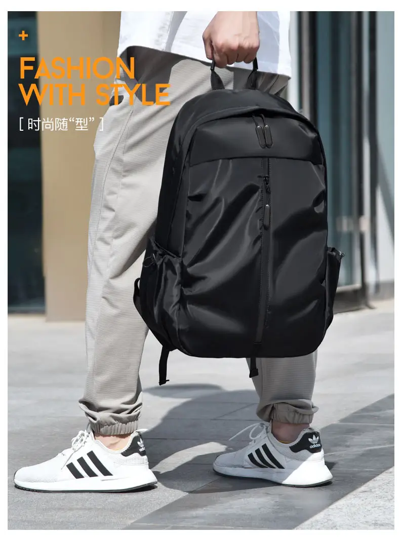 New Backpack Men's Advanced Sense Anti-splashing Business Backpack Large Capacity Travel Laptop Bag Wholesale — feature 15