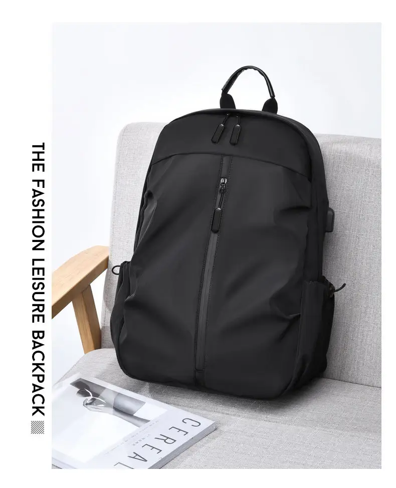 New Backpack Men's Advanced Sense Anti-splashing Business Backpack Large Capacity Travel Laptop Bag Wholesale — feature 21