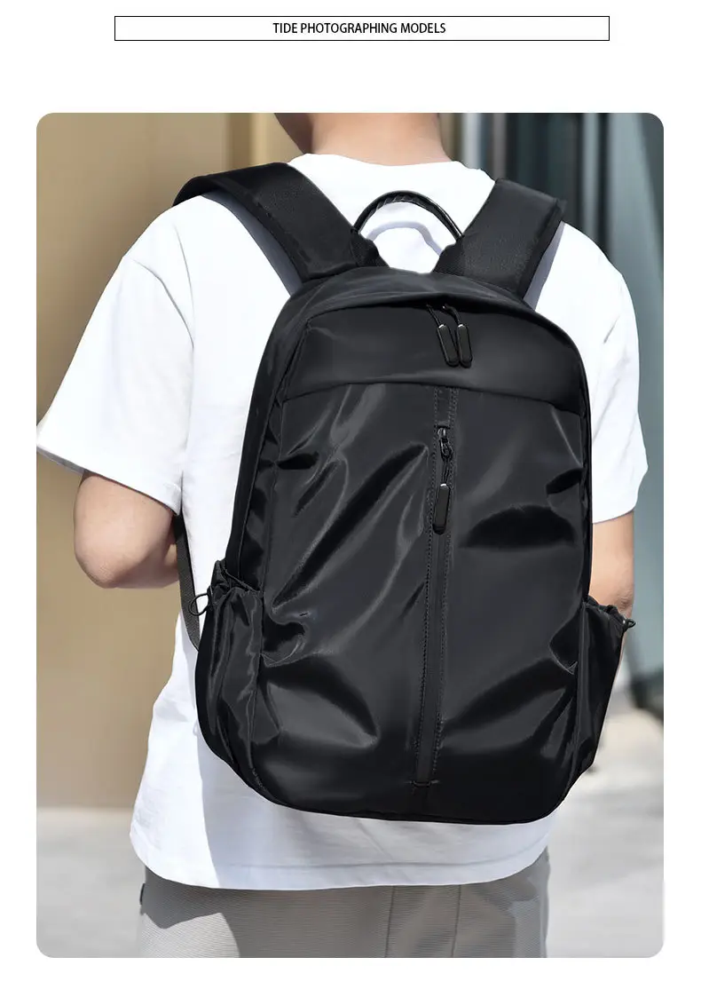 New Backpack Men's Advanced Sense Anti-splashing Business Backpack Large Capacity Travel Laptop Bag Wholesale — feature 4