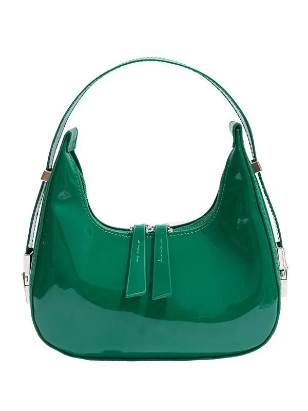 Red Glossy Crossbody Bag for Women Spring Summer - Image 10