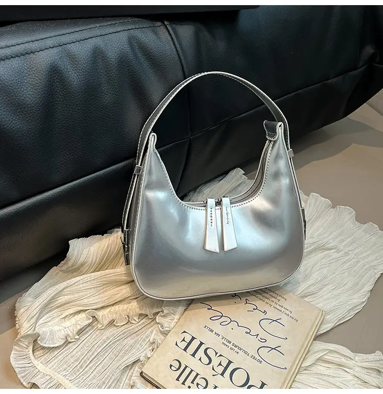 Red Glossy Crossbody Bag for Women Spring Summer — feature 10