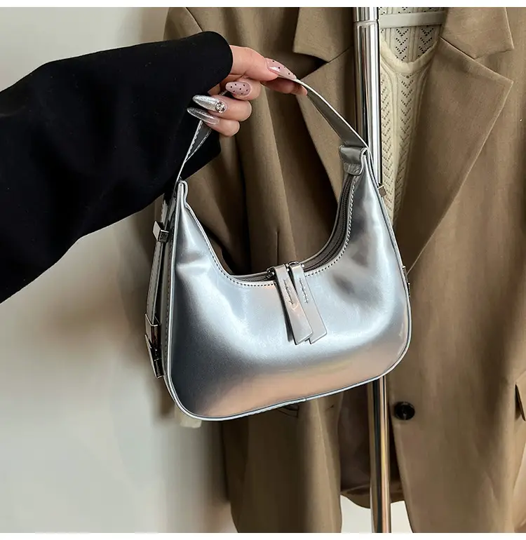 Red Glossy Crossbody Bag for Women Spring Summer — feature 11