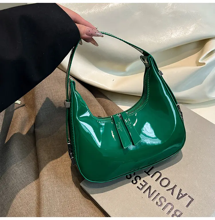 Red Glossy Crossbody Bag for Women Spring Summer — feature 14