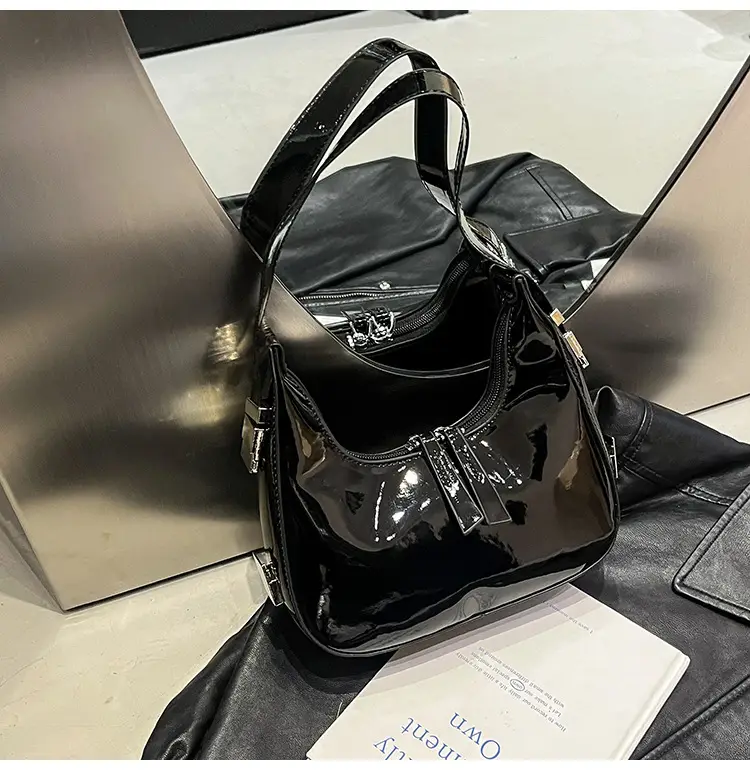 Red Glossy Crossbody Bag for Women Spring Summer — feature 18