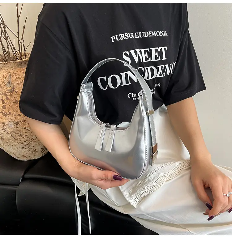 Red Glossy Crossbody Bag for Women Spring Summer — feature 26