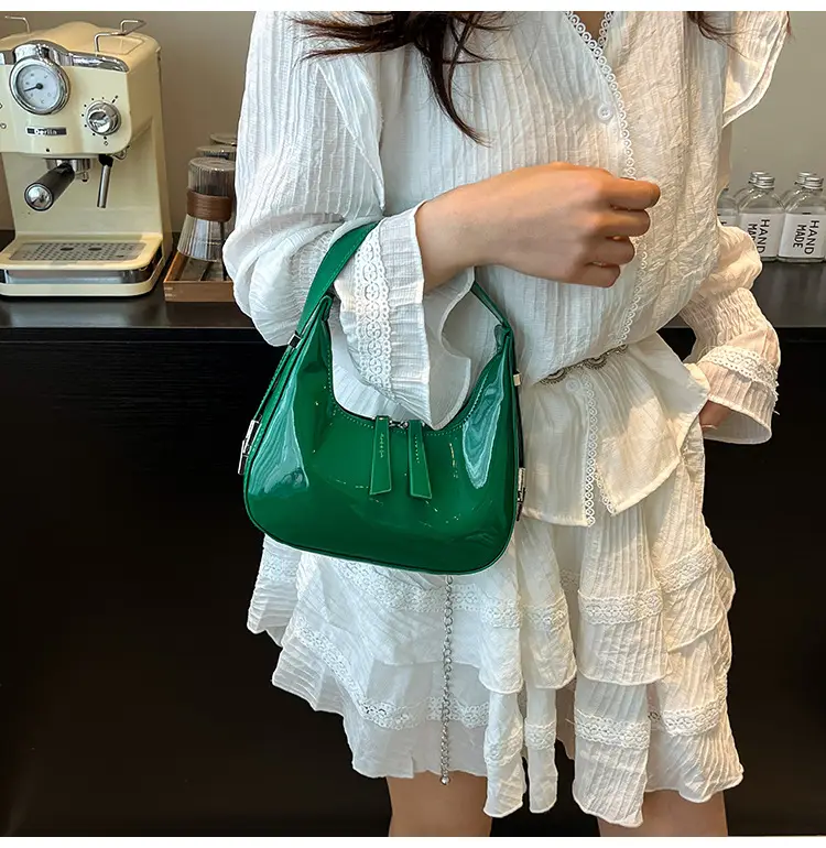 Red Glossy Crossbody Bag for Women Spring Summer — feature 28