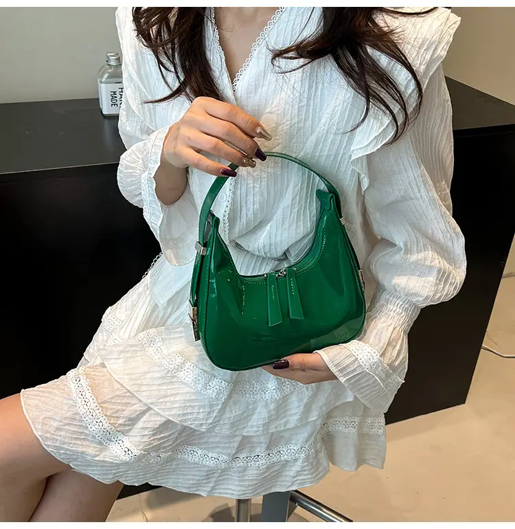 Red Glossy Crossbody Bag for Women Spring Summer — feature 29