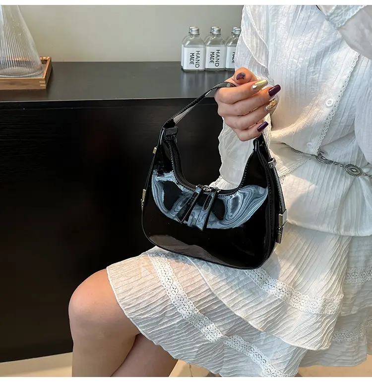 Red Glossy Crossbody Bag for Women Spring Summer — feature 32