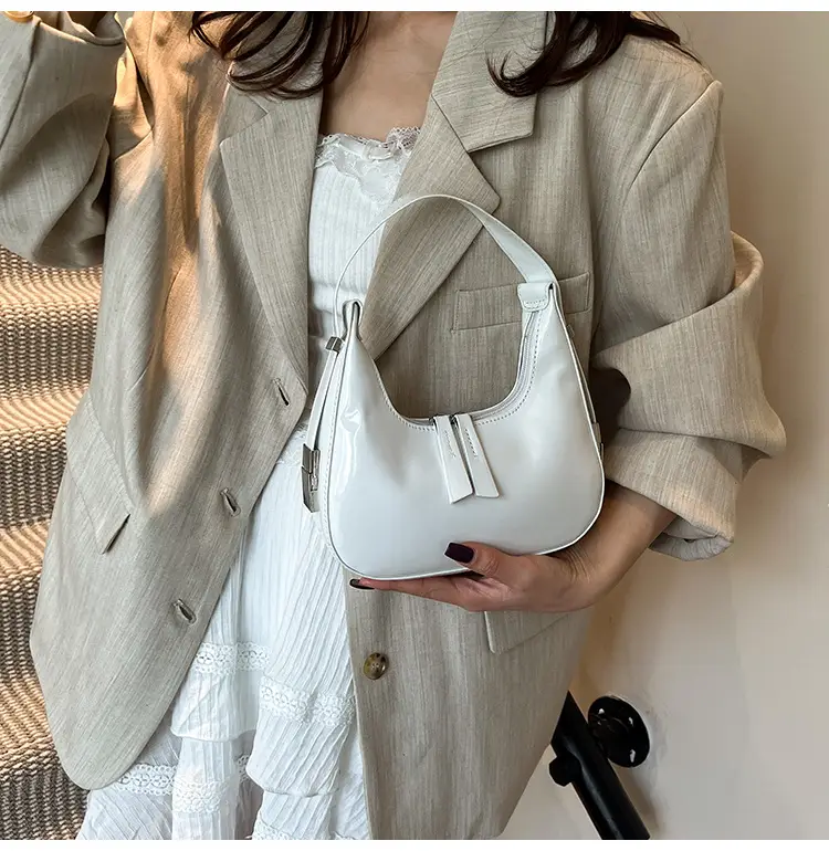 Red Glossy Crossbody Bag for Women Spring Summer — feature 34