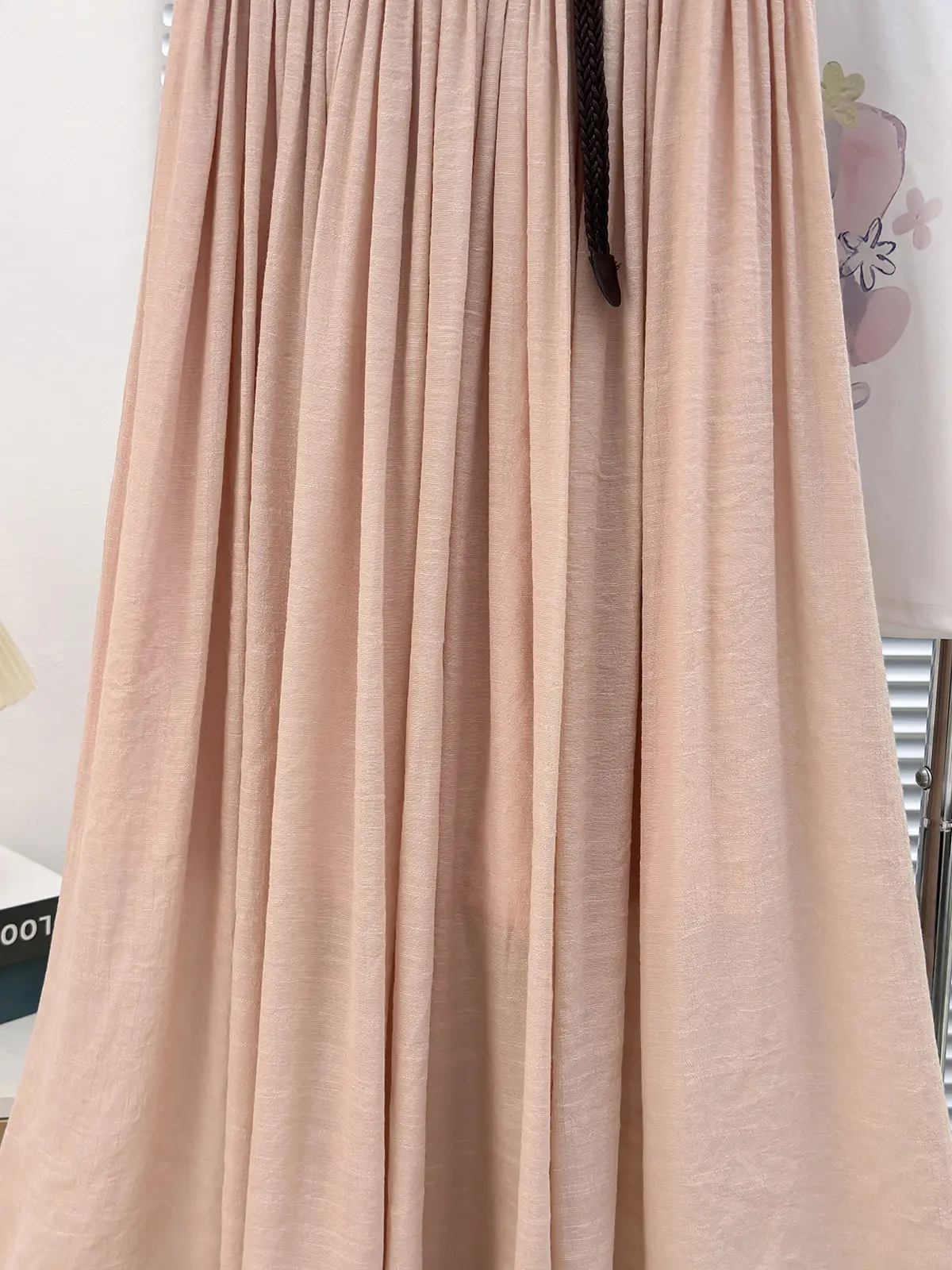 Real Pat Pleated Cotton Linen Skirt Women 2025 Summer — feature 8
