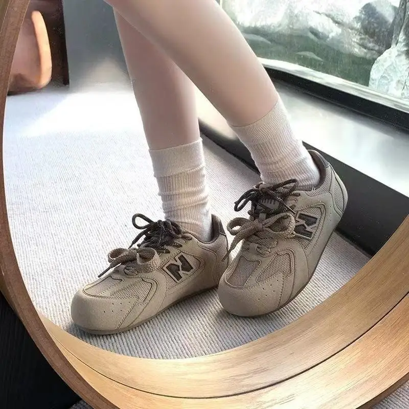 Women Grey Mesh Casual Sneakers All Match 2025 Spring - Image 6
