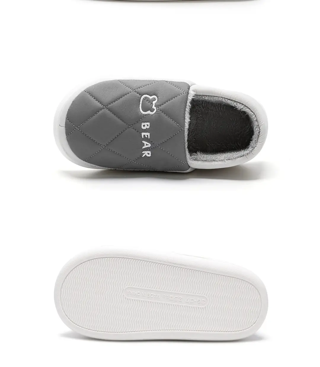 Indoor Home Bag Heel Woolen Cotton Shoes for Women in Autumn and Winter Outer Wear Waterproof Cotton Slippers for Men Winter Warmth 2025 New Style — feature 22