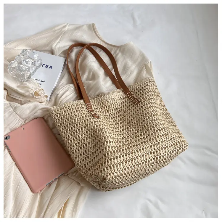 Straw Woven Shoulder Bag 2025 Summer Large Capacity — feature 4