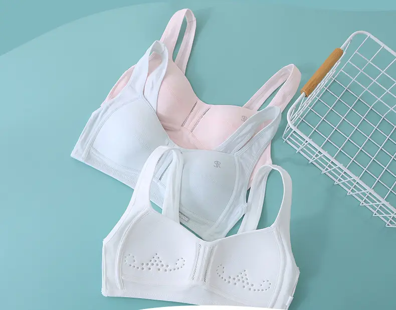 Developmental Girl Bra, Junior and High School Student Summer Thin Sports Shock-Absorbing Vest, Anti-Bump Girls' Underwear — feature 14
