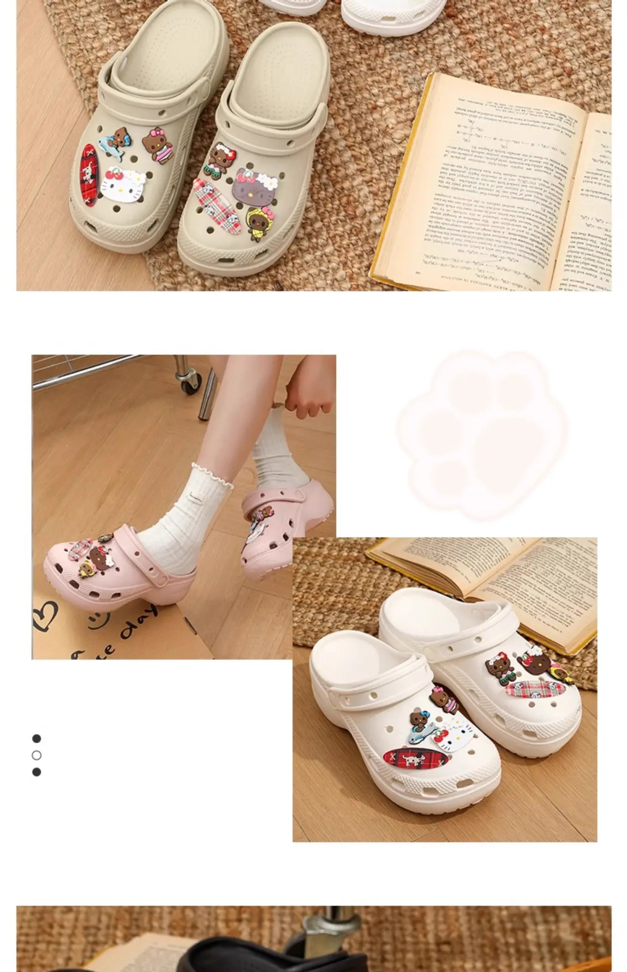 White Chao Thick Sandals for Girls Summer โ feature 5