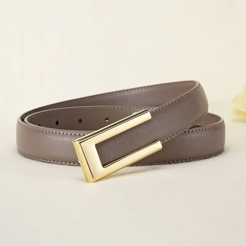 Women's Gold Plated Belt with Genuine Leather - Image 5