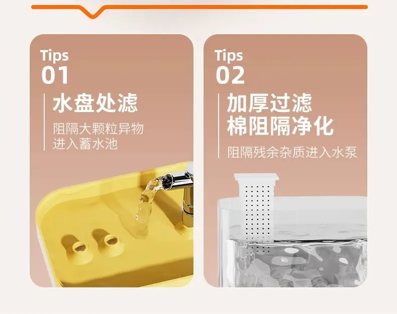 Pet Water Dispenser Flowing Water Mute Cat Water Dispenser Drinking Water Automatic Pet Dog Feeding Water Circulation Pet Supplies — feature 6