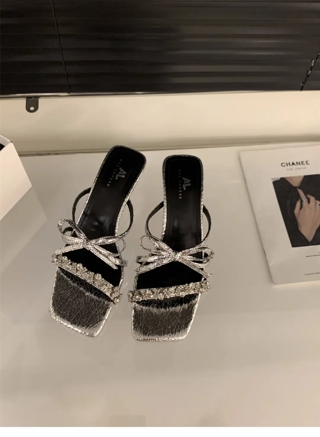 Wedge French Small Sandals Fairy Shoes 2024 New Summer Outfit Skirt High Heel Rhinestone Sandals — feature 12